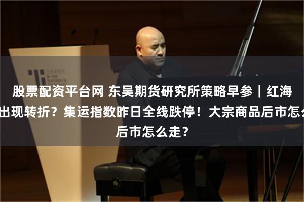 股票配资平台网 东吴期货研究所策略早参｜红海危机出现转折？集运指数昨日全线跌停！大宗商品后市怎么走？