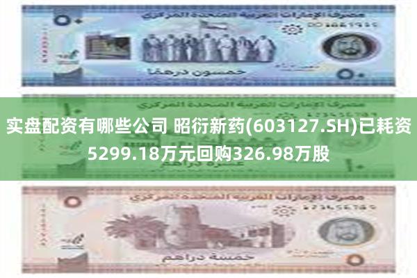 实盘配资有哪些公司 昭衍新药(603127.SH)已耗资5299.18万元回购326.98万股