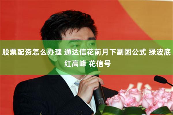 股票配资怎么办理 通达信花前月下副图公式 绿波底 红高峰 花信号