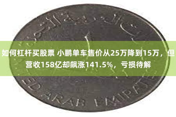 如何杠杆买股票 小鹏单车售价从25万降到15万，但营收158亿却飙涨141.5%，亏损待解