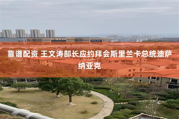 靠谱配资 王文涛部长应约拜会斯里兰卡总统迪萨纳亚克